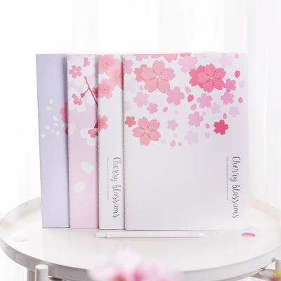 China The hardcover Japanese soft elegance Sakura like car line B5 book is applicable to a wide range of people for sale