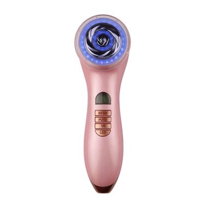 China 2021 Face Lift Beauty Tools Massager Facial Skin Tightening Skin Rejuvenation RF EMS Beauty Instrument for sale