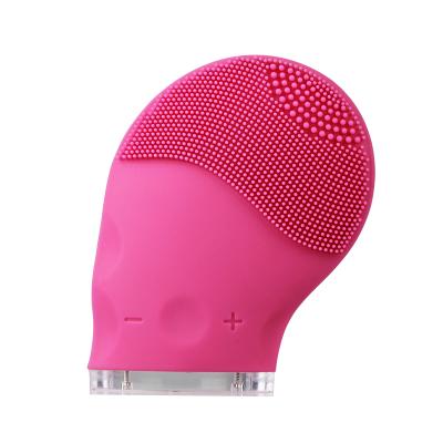 China For Commercial Use Waterproof Electric Silicone Cleansing Sonic Facial Cleansing Brush Face Wash Tool for sale