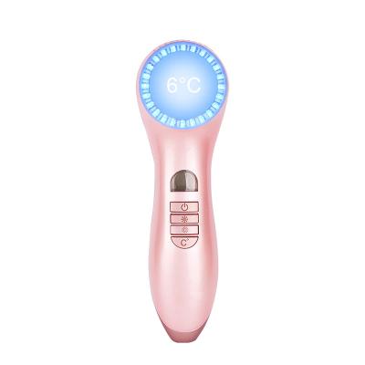 China 2021 New Arrivals Beauty Massanger RF Home Skin Care Face Massager Ultrasonic Ion Skin Whitening Beauty Device for sale