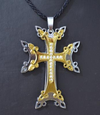 China Men's Cross Pendants simplicity Christian cross necklace SZJ-8001 for sale