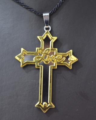 China Romantic Cross love the Cross Hollow golden cross SZJ-8004 for sale