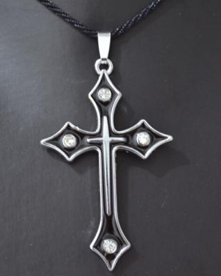 China Men's Cross Pendants simplicity Christian cross necklace SZJ-8011 for sale