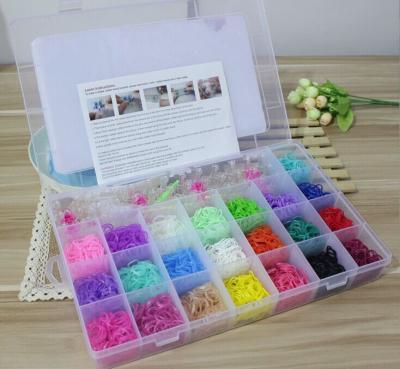 China DIY Bracelets plastic products rubber products rubber loom bands for sale