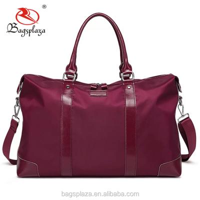 China The latest OEM model travel bags Guangzhou China factory model travel bags and purple nylon ladies travel bags for sale