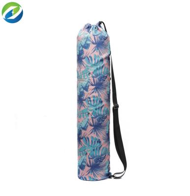 China Universal Hot Selling Yoga Bag Gym Full Color Printing Sports Bag Canvas Yoga Mat Bag With Zipper Pockets for sale