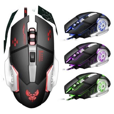 China High DPI 4800Dpi Game Mouse USB Optical Programmable Mechanical Gaming Mouse Factory Price Best Selling High Quality Wired Mouse for sale