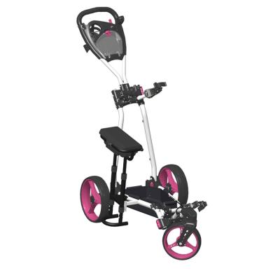 China Folding Golf Push Cart High Quality Unique Design Side-Seat Golf Cart Golf Carts With Sitting Seats for sale