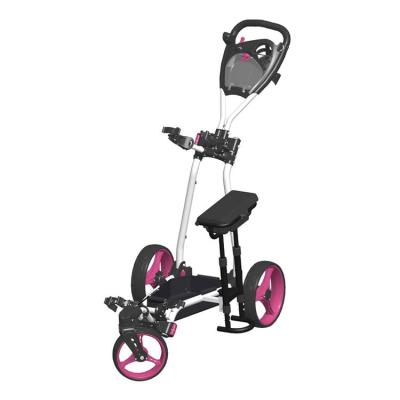 China Luxury Steel Frame High Performance Three Wheel Push Carts for sale