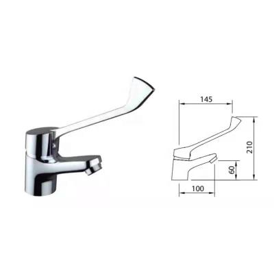 China Modern single handle basin mixer for disabled for sale