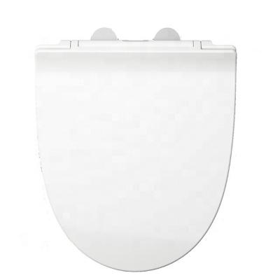 China Ziax Slow-End Toilet Seats One Button Quick Release UF Material Antibacterial Soft Close Toilet Seat Cover for sale