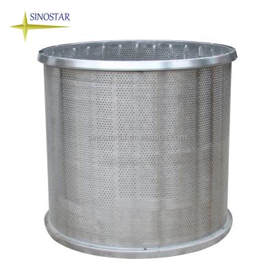 China Pulping Equipment Paper Mill Pressure Screen Intake Hole Basket for sale