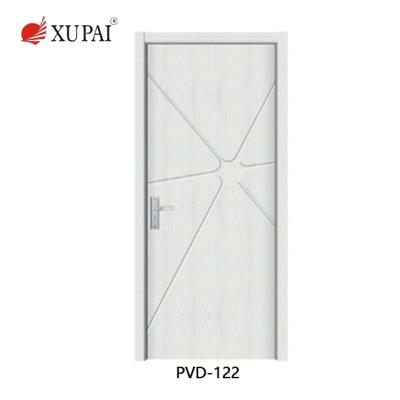 China New Design White Flush Swing Door PVC Door Price Lists PVC Door for sale