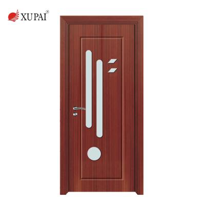 China Unique Swing House Designs Frosted Glass Ventana PVC Glass Door for sale