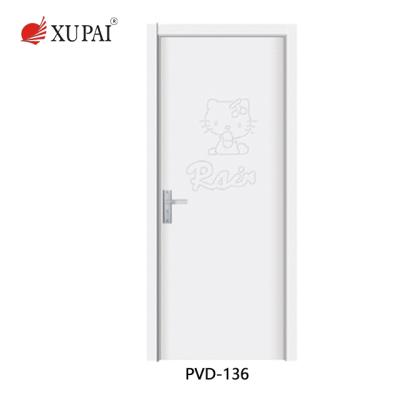 China Swing Customize Particle Board Made Apartments Beech Meranti Wood Doors , Cheap Hollow Core Interior Doors for sale