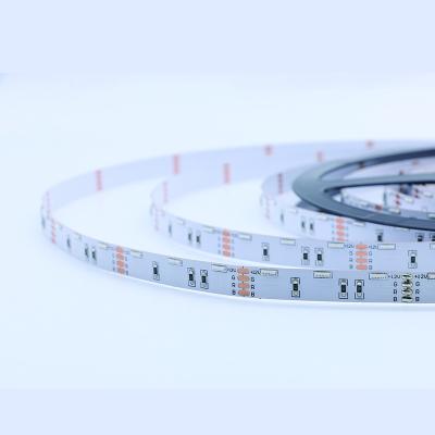 China Various 14.4W/M Decoration Flexible RGB LED Strip Waterproof Side-emitting From Home Factory Factory for sale