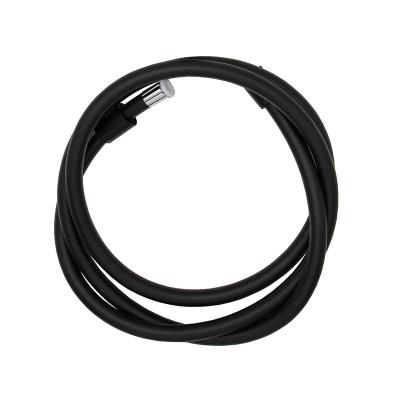 China Popular Black Without Switch Bathroom 2 Meter PVC Shower Hose With Plastic Nut for sale