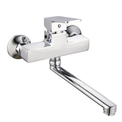 China With Slide Bar Design Bathroom New Zinc Alloy Hot / Cold Water In-Wall Shower Faucet for sale