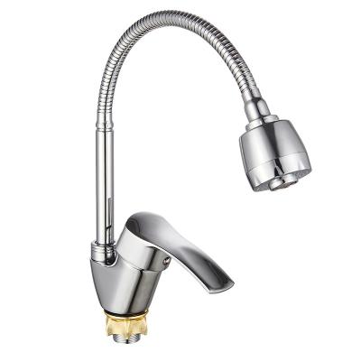 China Pull Out Spray Instant Hot Water Hole Kitchen Faucet Zinc Alloy Single Water Faucet for sale