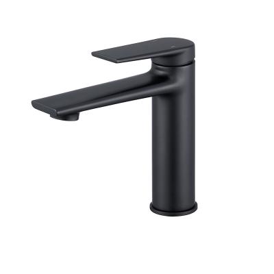 China Pull Out Single Hole Black Hot And Cold Faucet Sink Faucet for sale