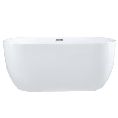 China White Bathroom Clear Large Household Acrylic Bathtub For Hotel for sale