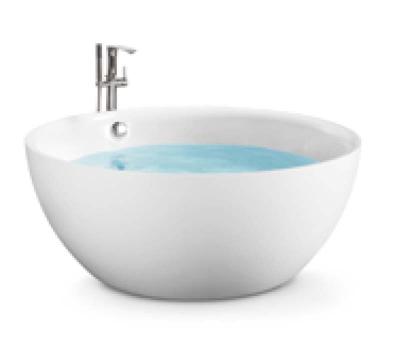 China Freestanding Modern Round Bathroom Acrylic Bathtub For Hotel for sale