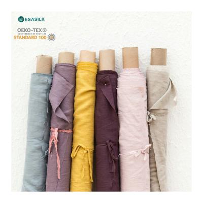 China Breathable Oeko Tex European Soft Fine Washed 100% Linen Linen Fabric Extra Wide For Bedding /bed Sheet for sale