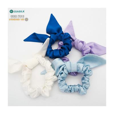 China 100% Silk Hair Band Kids Silk Scrunchies for Women or Girls Hair Accessories for sale