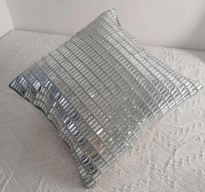 China Modern Bling Pillow Case Customer Design Pillow Cover Home Decorations Rhinestone Cushion Cover for sale