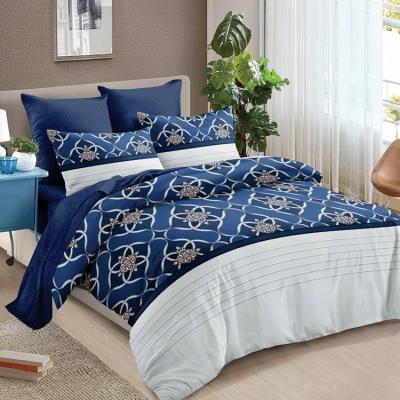 China Viable Wholesale Amazon Quilt Cover 3PC Queen Size Down Comforter Cover Pillowcase Microfiber Design for sale