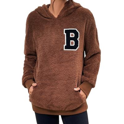 China Autumn Warm Hoodies Casual Street Fashion Letter Breathable Sweater For Women Women Loose Ugly Sweater for sale