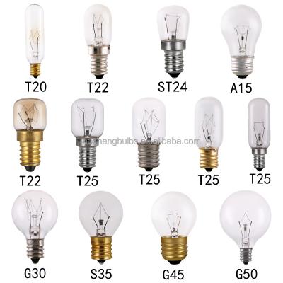 China High Temperature T22 Refrigerator Oven Lamp T22 Oven Bulb T7 Oven Bulb T22 Light Bulb for sale