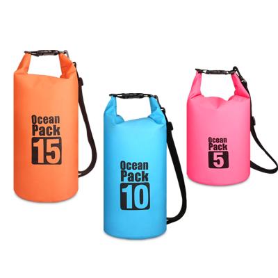 China OEM Wateproof Dry Bag 2L 5L 10L 15L 20L 30L Office Rolling Swim Boat Kayak Durable Outdoor Gear Bag Waterproof for sale