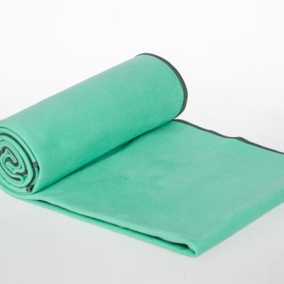 China Non Slip Skid Sheared Suede Supports Sports Hot Yoga Mat Towel for sale