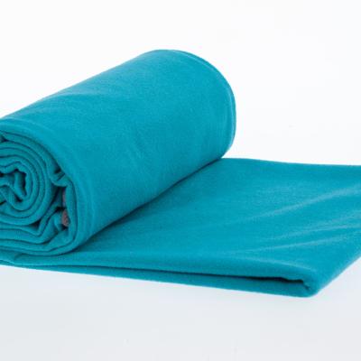 China Anit Non Slip Slip Sheared Suede Fabric Foldable Sports Yoga Mat Towel for sale