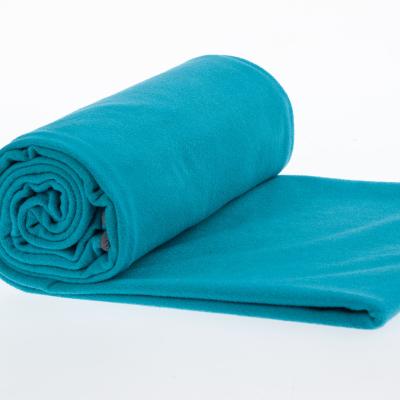 China Anit Non Slip Slip Sheared Microfiber Blankets Sports Hot Yoga Mat Towel for sale