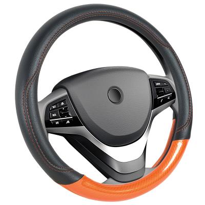 China Comfortable Feeling Universal Steering Wheel Cover 15 Inch Anti Slip Durable Custom Steering Wheel Cover for sale