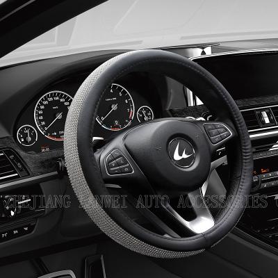 China Durable Bling Rhinestone Steering Wheel Cover Diamond Crystal Car Steering Wheel Cover Universal for sale