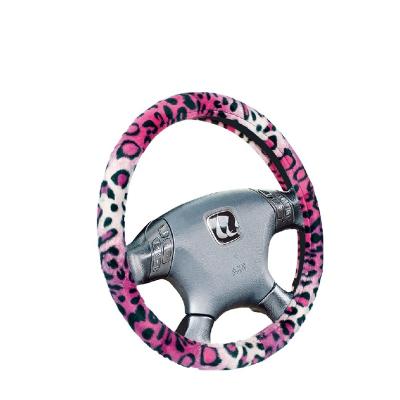 China Universal Single Car Factory Price Fur Car Accessories Comfortable Feeling Model Steering Wheel Covers for sale