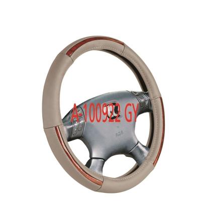 China A-100922BE China manufacturer anti-skid comfortable leather steering wheel cover factory for sale