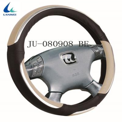 China JU-080908 37cm Car Durable Cheap Sewing Steering Wheel Cover for sale