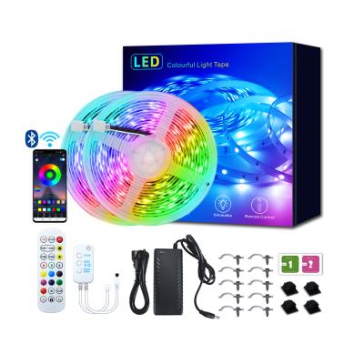 China Good reputation indoor and outdoor decoration home wifi ip65 5050 rgb flexible waterproof kits led strip lights with IR outdoor for sale