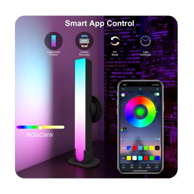 China Contemporary Atmosphere Light With App 12v LED Colorful Gaming Atmosphere TV Atmosphere Night Desk Light for sale