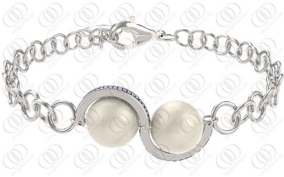 China Polished Pearl Cp Surgical Stainless Steel Bracelets Eco Friendly for sale