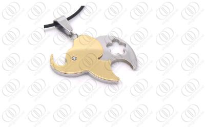 China 316L Elephant Shape Stainless Steel Pendant In Silver and Gold Tones for sale