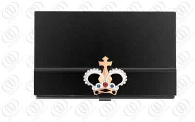 China Elegant  Promotional Business Card Holder Multi Color Crystals Accents for sale