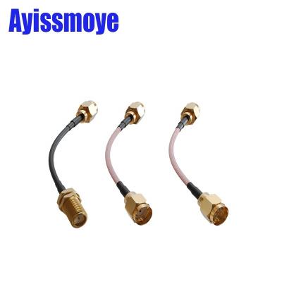 China Straight RF Module N Male to RP N Communication Antenna RF Coaxial Cable Assembly Adapter Male Extension Cable for sale