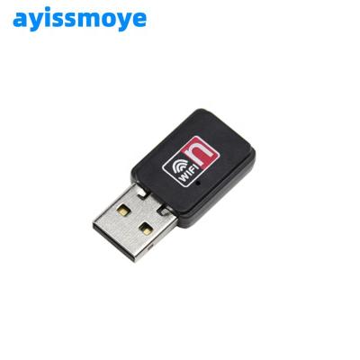 China Server USB Wifi Adapter Free Driver 150Mbps USB 2.0 Wifi Dongle 802.11 AC Network Card Wireless Adapter With Dual Band 2.4G For PC/Desk for sale