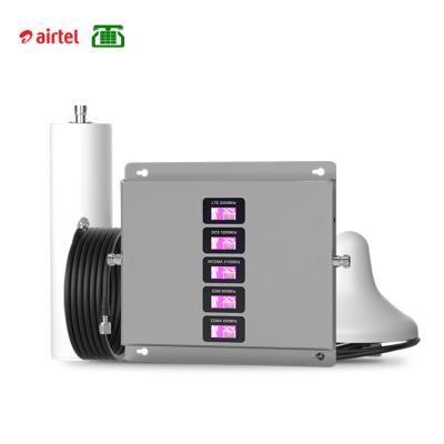 China India full band 850 900 1800 2100 2300mhz 5 band mobile signal booster cell phone signal repeater 3g 4g lte signal booster S3GDW-BH for sale