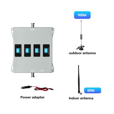 China Lte Boost In 800 Home Office Signal Booster Quad Band Cell Phone Signal Amplifier 2g 3g 4g 900 1800 2100mhz Cellular Signal Repeater for sale